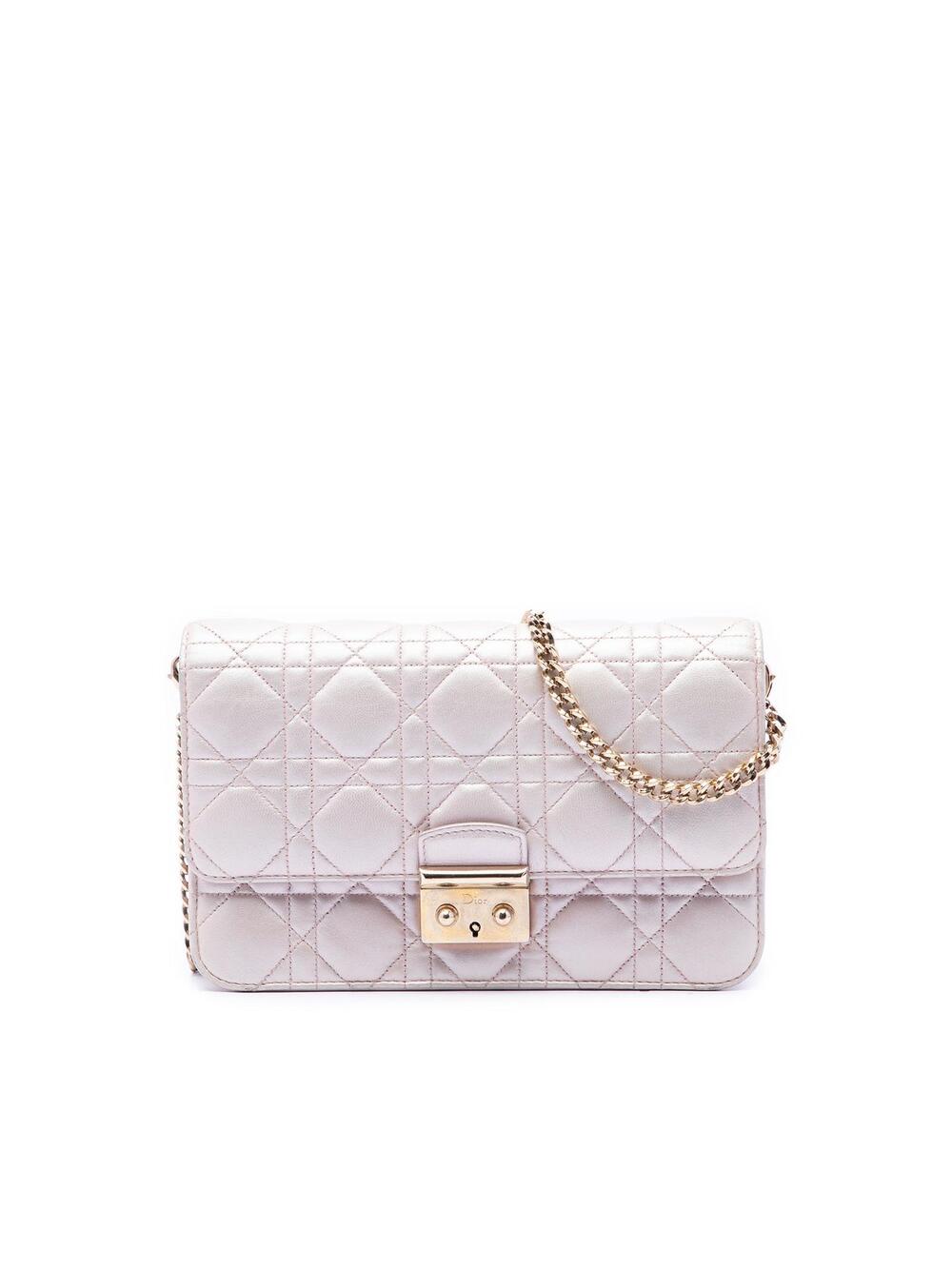 Dior Metallic Lambskin Cannage Miss #319912D77B